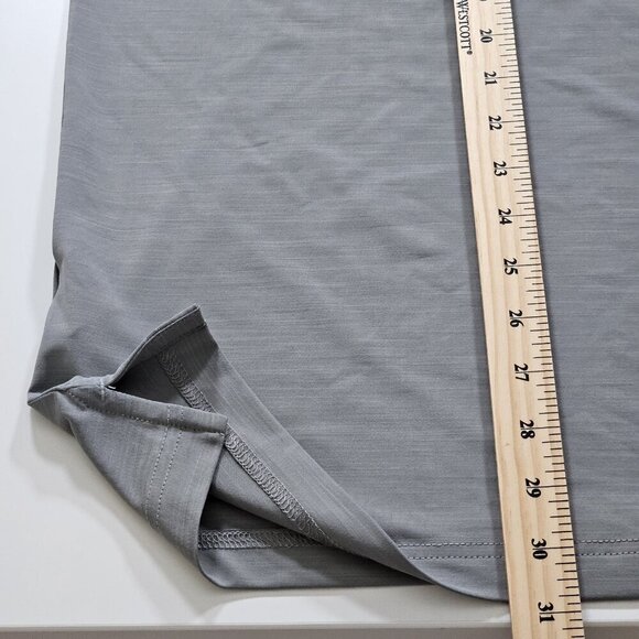 Callaway Polo Shirt Mens XL Gray Buttons Performance SS Subaru Logo Opti Dri - Picture 7 of 16